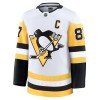 Dresovi Pittsburgh Penguins 2024-25 Fanatics Premium Sidney Crosby Gostujući Bijela - Muške